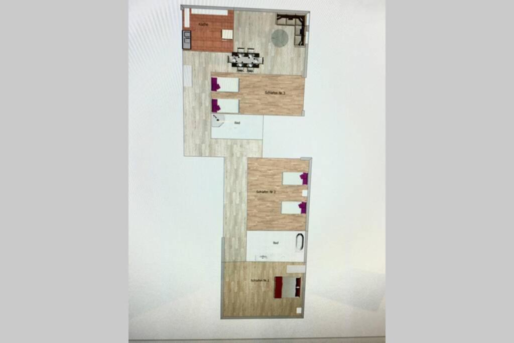 Apartment 120 Qm -3 Schlafzimmer-2 Baeder- Fuer 7 Gaeste Düsseldorf Eksteriør billede